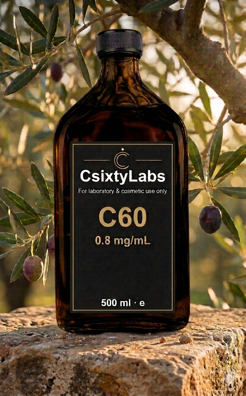 CsixtyLabs C60 Fullerene Olive Oil 500ml